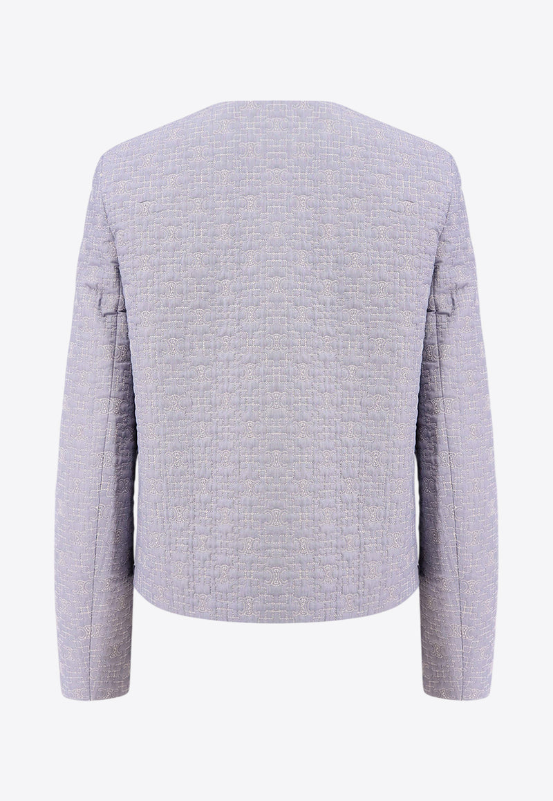 Celine Triomphe Boutis Chelsea Striped Jacket Blue 2V65S128X_07CG_OneColor_29852633