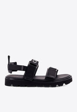 Celine Billie Strappy Logo Sandals Black 363435103C_38NO_Black_31183842
