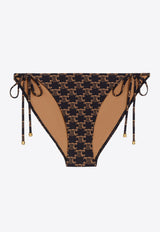 Celine Triomphe Monogram Bikini Bottom Brown 2Z273939T_17BR_Brown_29853340