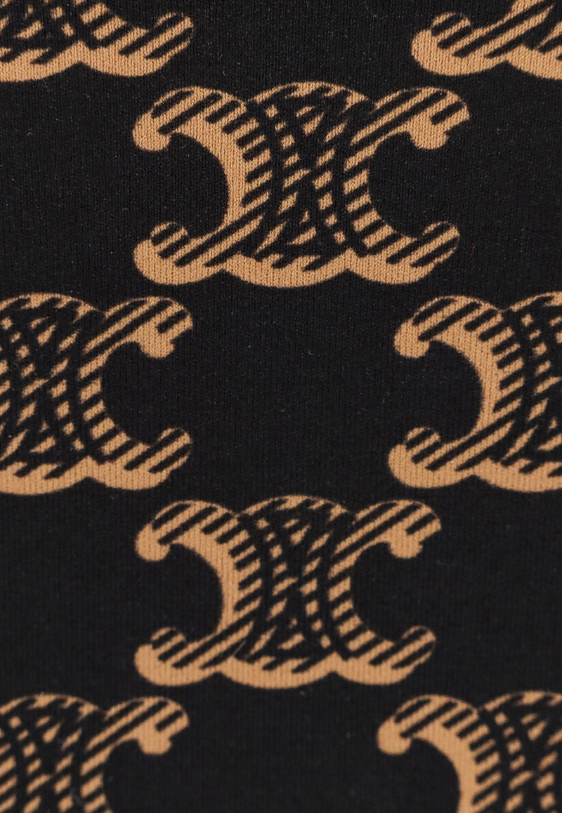 Celine Triomphe Monogram Bikini Bottom Brown 2Z273939T_17BR_Brown_29853340