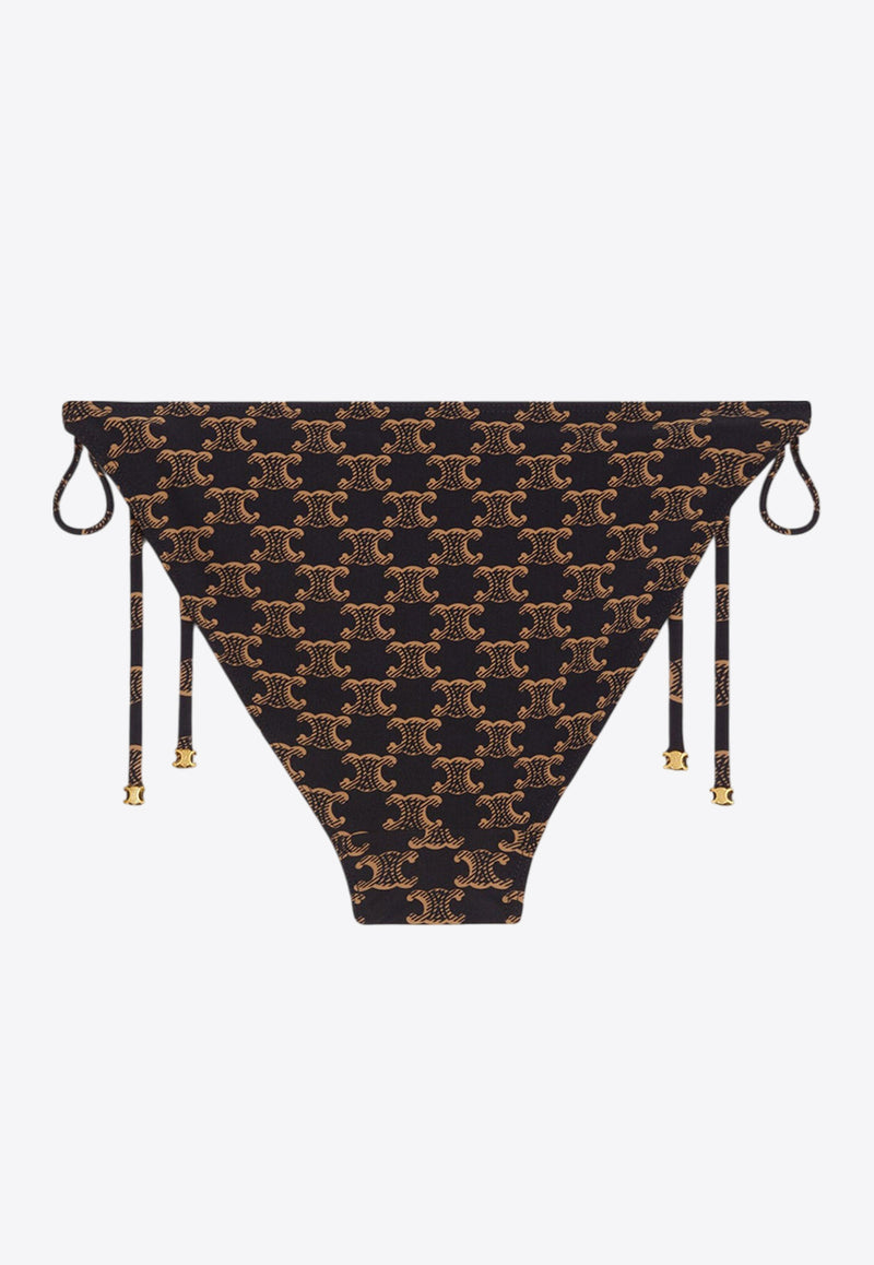 Celine Triomphe Monogram Bikini Bottom Brown 2Z273939T_17BR_Brown_29853340