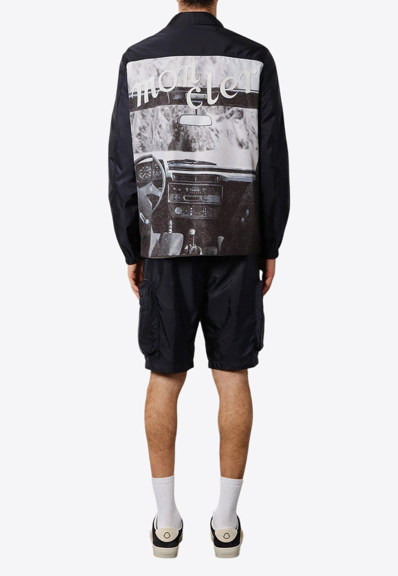 Moncler Genius Zip-Up Lightweight Jacket 4011A00004M5920_778_Blue_30632704