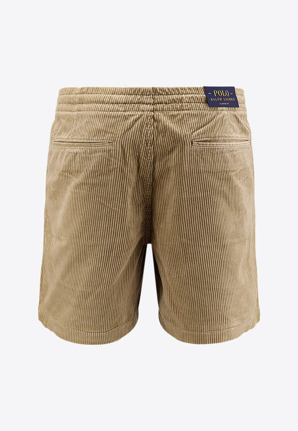 Polo Ralph Lauren Prepster Logo Corduroy Shorts Beige 710800214_031_Green_30898239