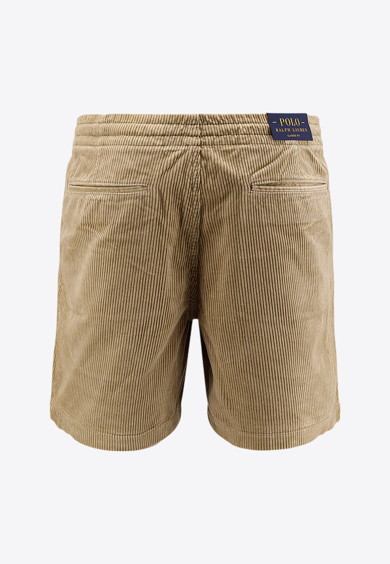 Polo Ralph Lauren Prepster Logo Corduroy Shorts Beige 710800214_031_Green_30898239