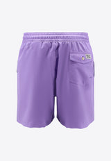 Polo Ralph Lauren Classic Logo Swim Trunk Purple 710957782_006_Purple_30897869