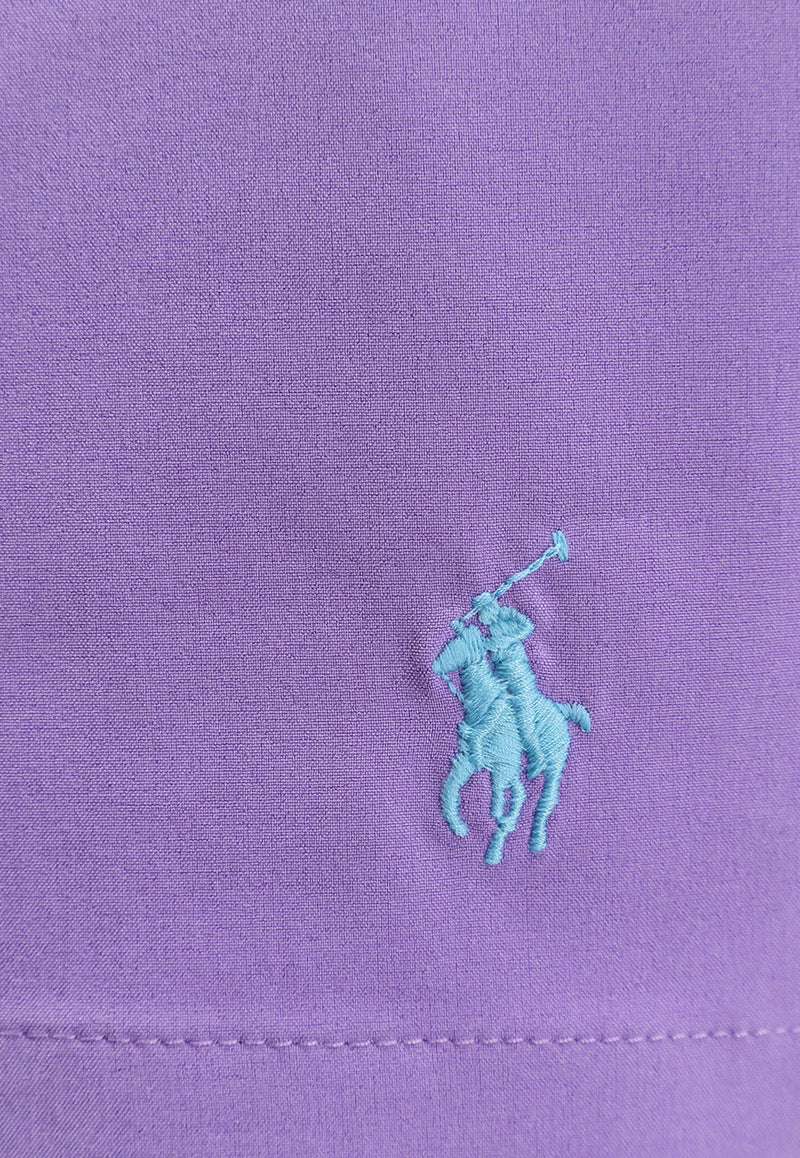 Polo Ralph Lauren Classic Logo Swim Trunk Purple 710957782_006_Purple_30897869