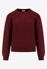 Celine Triomphe Cashmere Sweater Burgundy 2AD7C264W_28RB_OneColor_29851024
