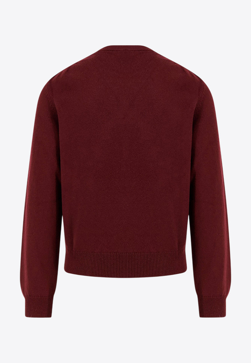 Celine Triomphe Cashmere Sweater Burgundy 2AD7C264W_28RB_OneColor_29851024
