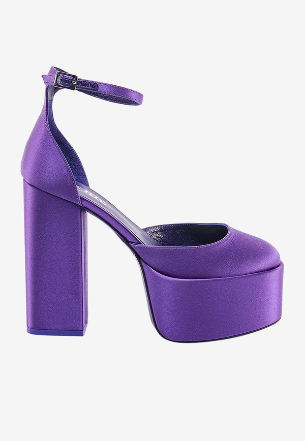 Paris Texas Dalilah 140 Satin Platform Pumps Purple PX874XTSAT_ULTRAVIOL_Purple_29878763