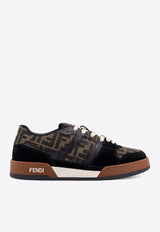 Fendi FF Match Lace-Up Sneakers 7E1688AQ6IF1PXA_NERO+TABACC.NERO+ICE_29853693