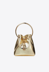 Jimmy Choo Mini Bon Bon Mirror Top Handle Bag BONBONXVKGOLD_Golden_30893614