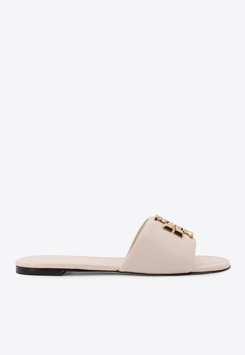 Tory Burch Eleanor Leather Flat Slides 157966250_LIGHT CREAM_29845042