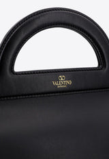 Valentino Tagged Leather Top Handle Bag Black 4Y0B0C64LYI_0NO_Black_29846655