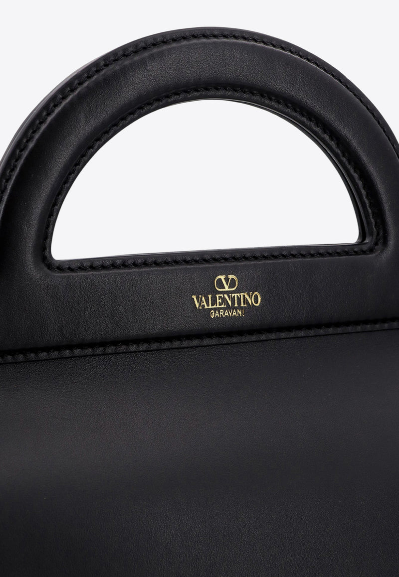 Valentino Tagged Leather Top Handle Bag Black 4Y0B0C64LYI_0NO_Black_29846655