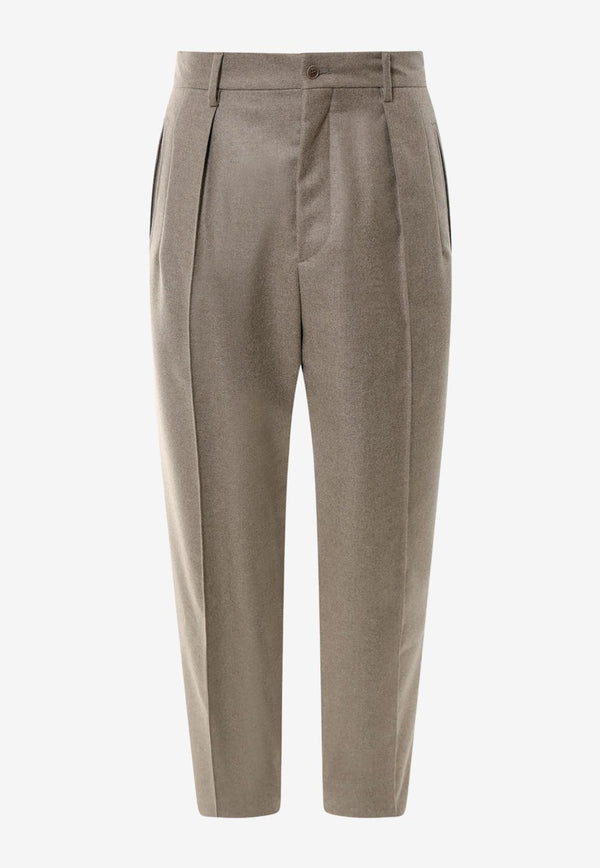 Giorgio Armani Cashmere Tailored Pants Beige 3WGPP0ZXT02E6_U6BS_Beige_29847274