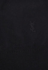 Saint Laurent High-Neck Ribbed Sweater Black 800713Y76HF_1000_Black_29852702