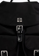 Tory Burch Virginia Logo Plaque Backpack 169165001_Black_29848706