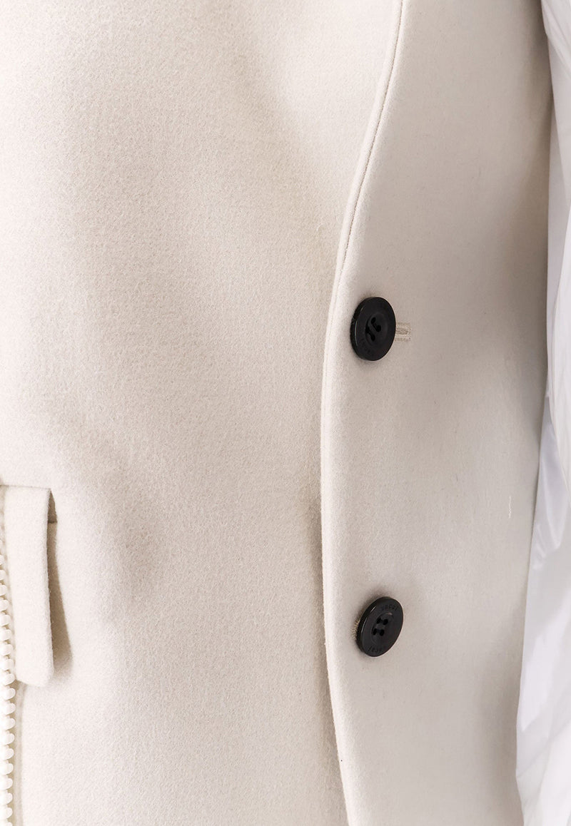 Sacai Padded Jacket with Wool Inserts Gray 2407463_053_Grey_29848064