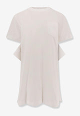 Sacai Crewneck Mini Dress White 2507845_151_White_29844110