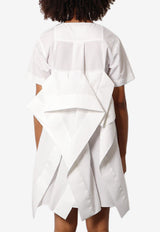 Sacai Crewneck Mini Dress White 2507845_151_White_29844110