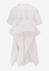 Sacai Crewneck Mini Dress White 2507845_151_White_29844110