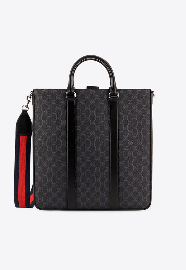 Gucci Large GG Canvas Top Handle Bag Black 794918FADJA_1042_Black_29850765