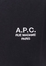 A.P.C. Logo Crewneck T-shirt Black COHBUM26388_TZC_Black_30897300