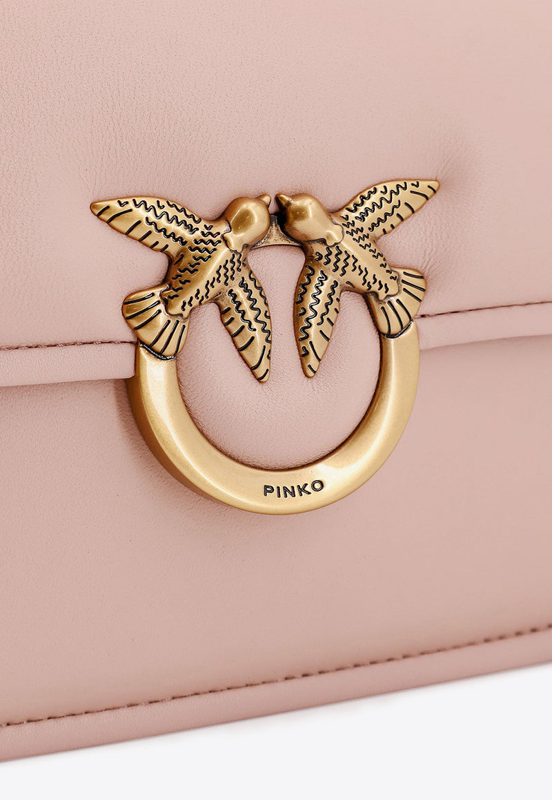PINKO Love Box Square Nappa Leather Shoulder Bag Pink 104297A26L_O81Q_Pink_29848876