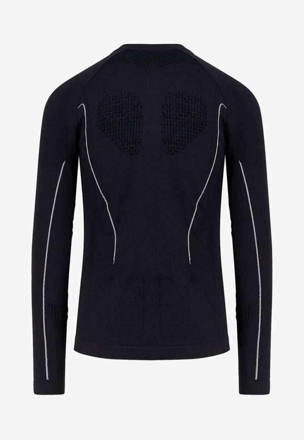 ROA Long-Sleeved Jersey Logo T-shirt Green RBMW0406YA49_BLK0001_OneColor_31183787