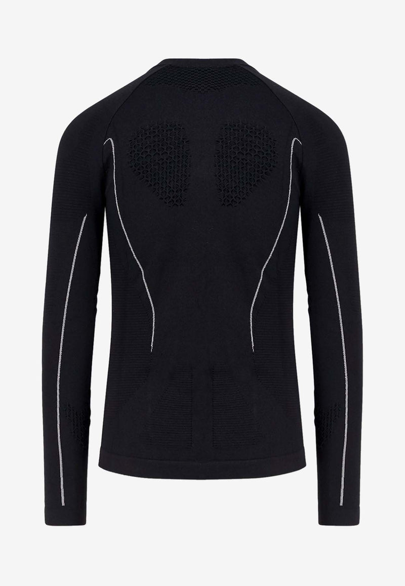 ROA Long-Sleeved Jersey Logo T-shirt Green RBMW0406YA49_BLK0001_OneColor_31183787