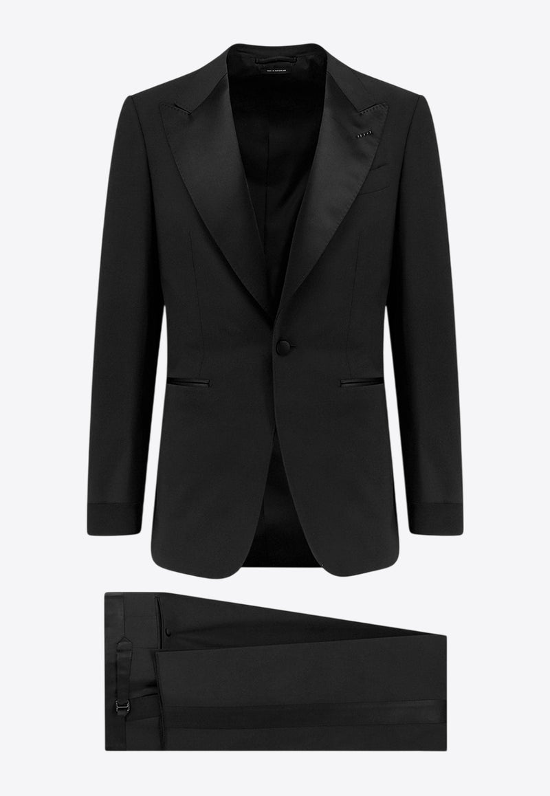 Tom Ford Single-Breasted Wool-Blend Tuxedo Suit 2ESHT1WES01NAA_Black_29844338