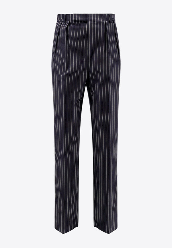Celine Keith Striped Wool Pants Blue RP01Q0026_07CG_Blue_31183845