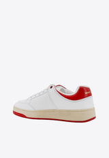 Saint Laurent Leather Low-Top Sneakers with Logo 7136002W4AA_9226_White_29849749
