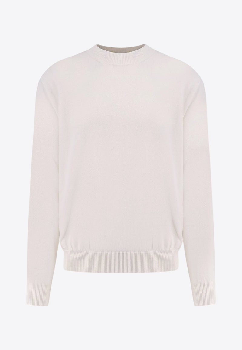 Moncler X Mercedes-Benz By Nigo Graphic Print Ribbed Knit Sweater White 4019C00004M1113_034_White_30632695