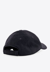 Fendi Logo Embroidered Baseball Cap Black FXQ969ATQHF0QA1_Black_30759759