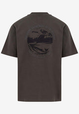 ROA Graphic Print T-shirt Gray RBMW0436JY41_BLK0029_OneColor_31183744