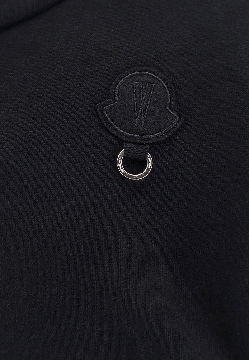 Moncler Genius Logo-Printed Zip-Up Sweatshirt 09T8G00001899WC_999_Black_29847290