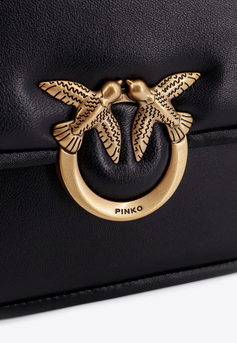 PINKO Love Box Square Nappa Leather Shoulder Bag Black 104297A26L_Z99Q_Black_29848674