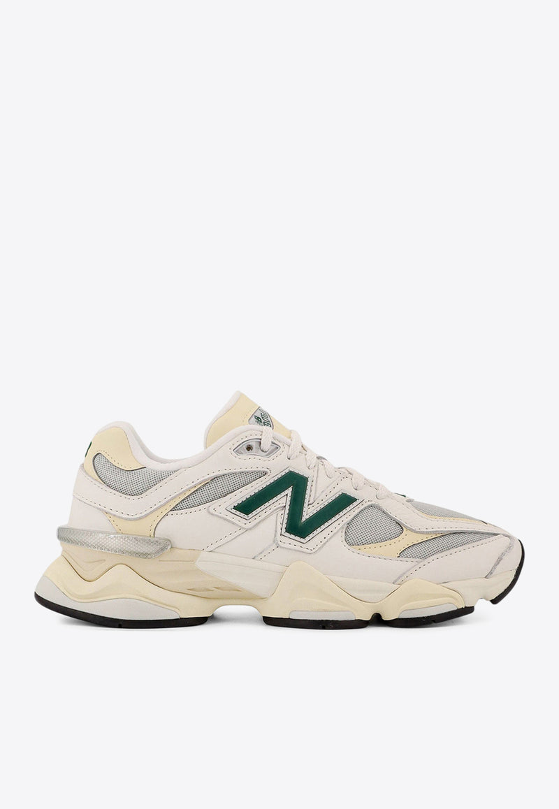 New Balance 9060 Leather and Mesh Low-Top Sneakers White U9060ESE_OFFWHITE_White_29853760