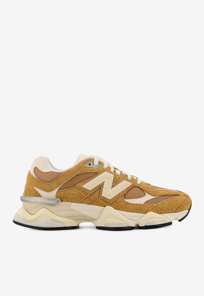 New Balance 9060 Suede and Mesh Low-Top Sneakers Yellow U9060HMT_GREATPLAI_Brown_29852434