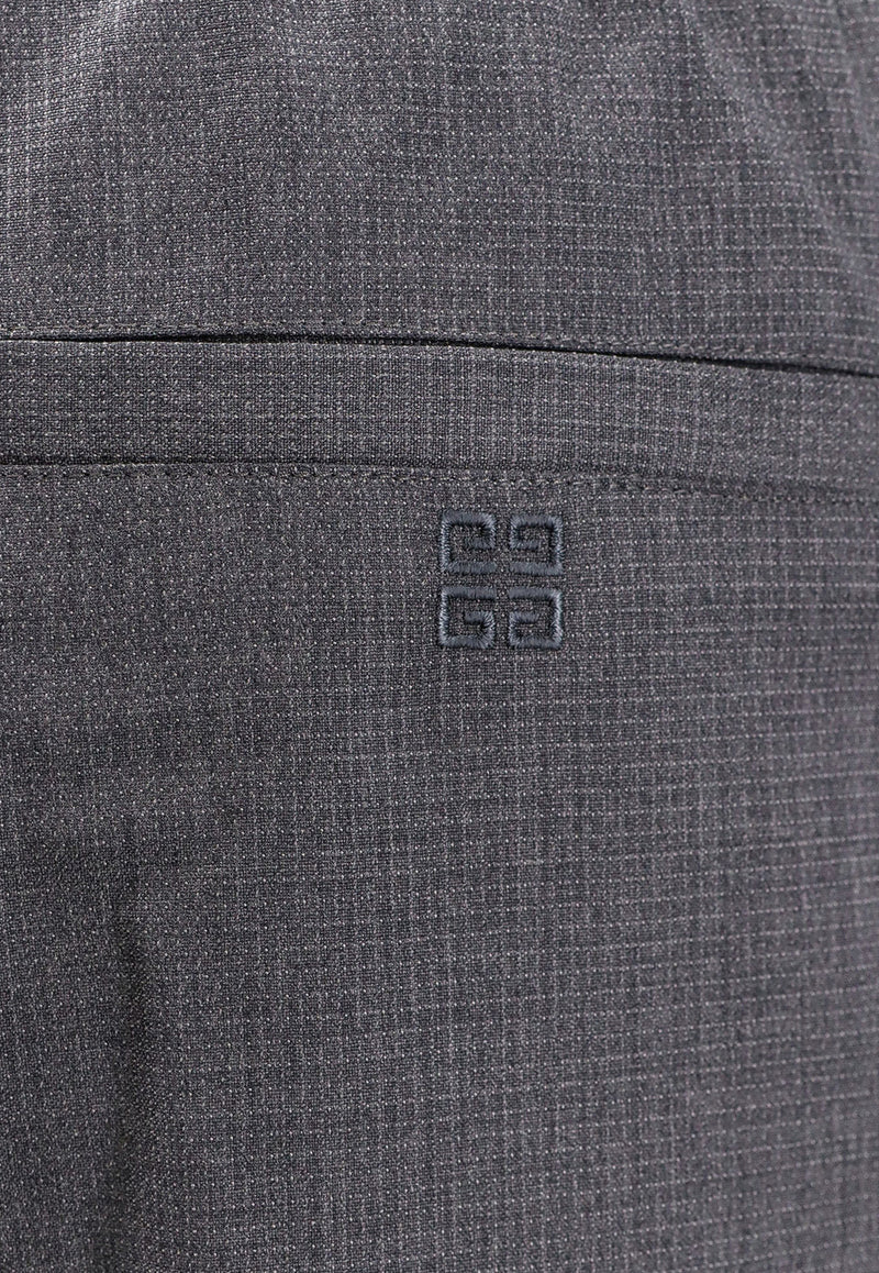 Givenchy Straight-Leg Wool-Blend Pants BM51DG154W_030_Grey_29848402