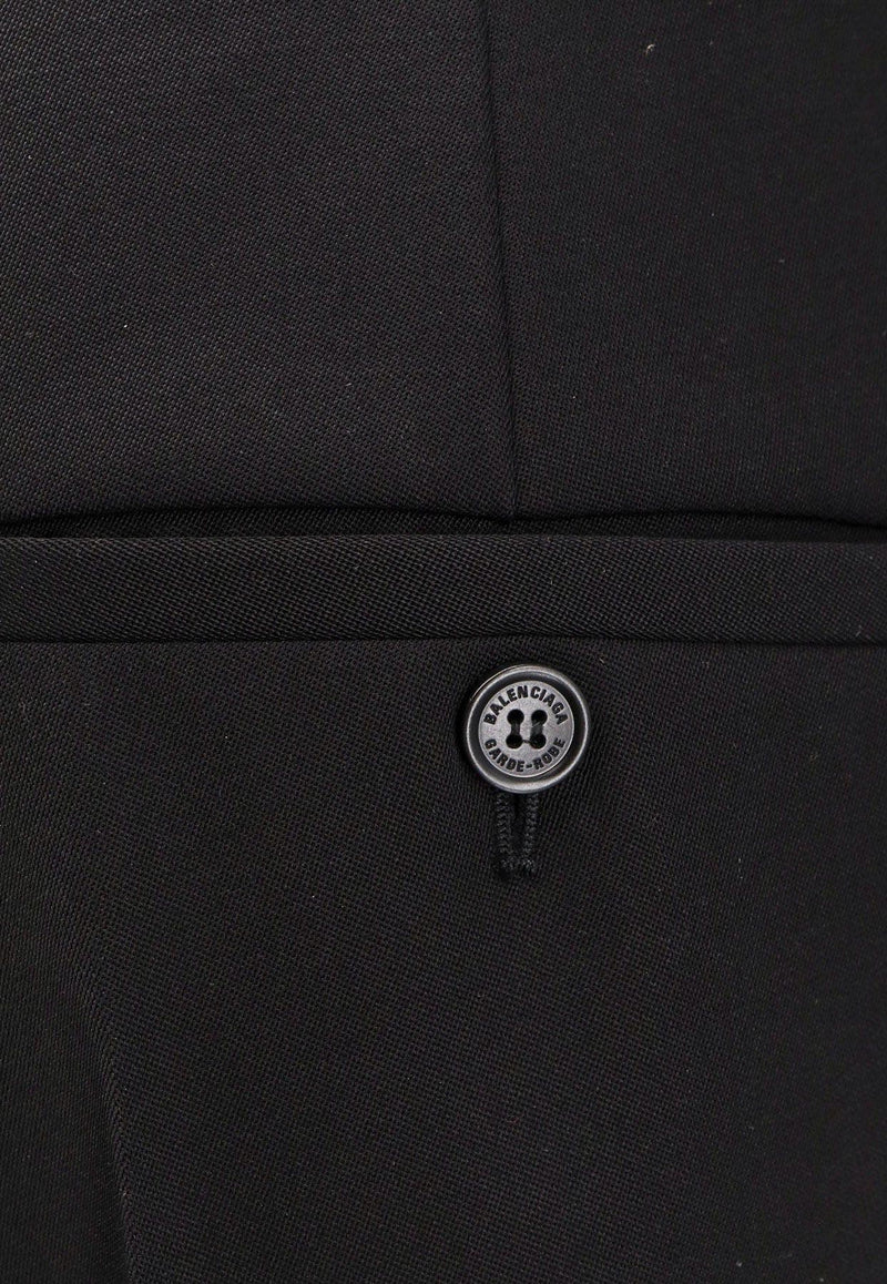 Balenciaga Straight-Leg Tailored Pants Black 773343TNT39_1000_Black_29844173