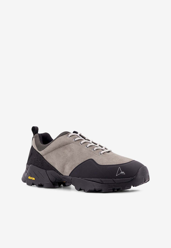 ROA Neal Suede Low-Top Sneakers Gray NBUW197FA56_MTY0001_OneColor_31183822