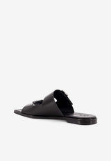 Aeyde Tonya Double-Strap Leather Sandals Dark Brown A11FSBRNS08FL180SS25800001_BLACK_Brown_29848379