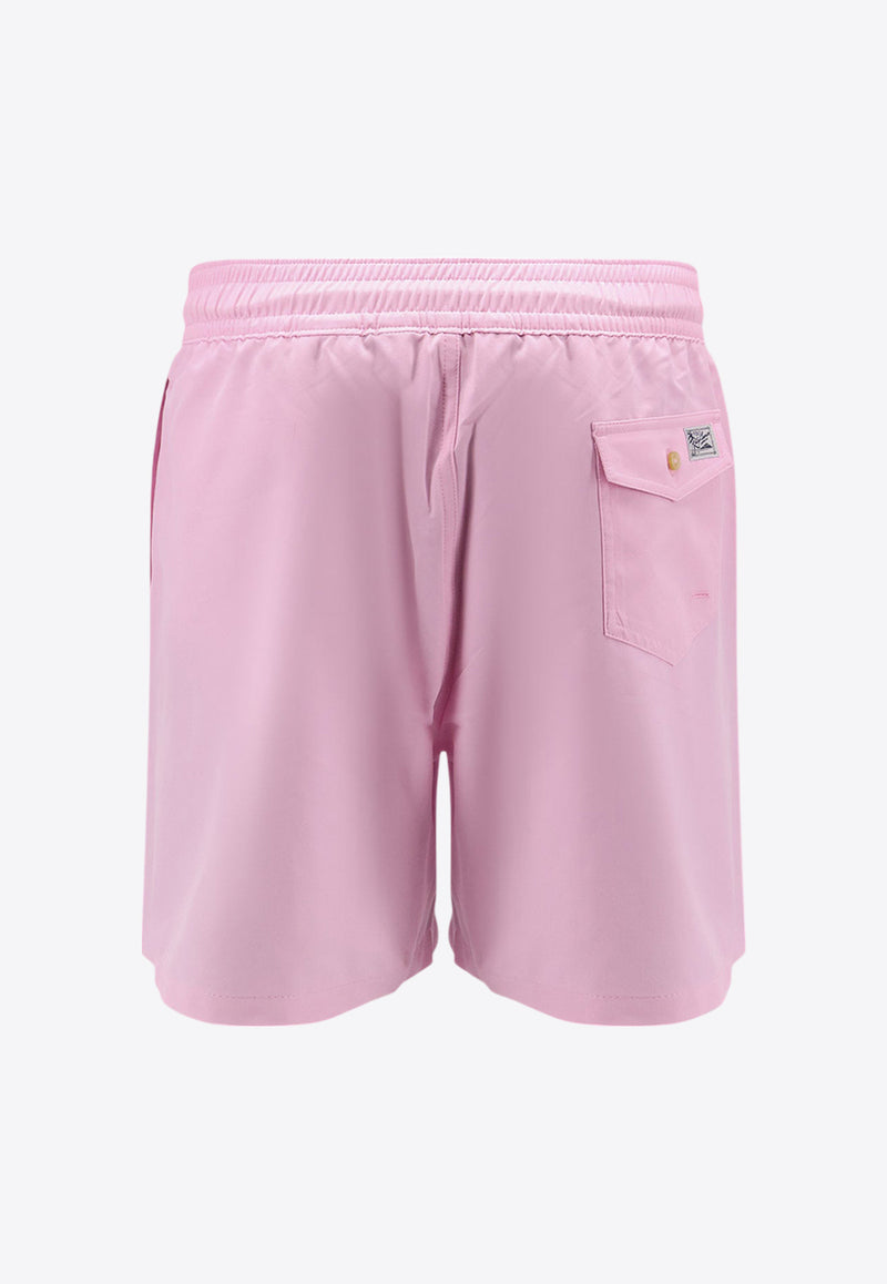Polo Ralph Lauren Classic Logo Swim Trunk Pink 710957782_004_Pink_30897594