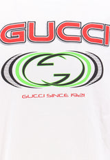 Gucci Printed Long-Sleeved T-shirt White 784364XJGRB_9074_White_29852252