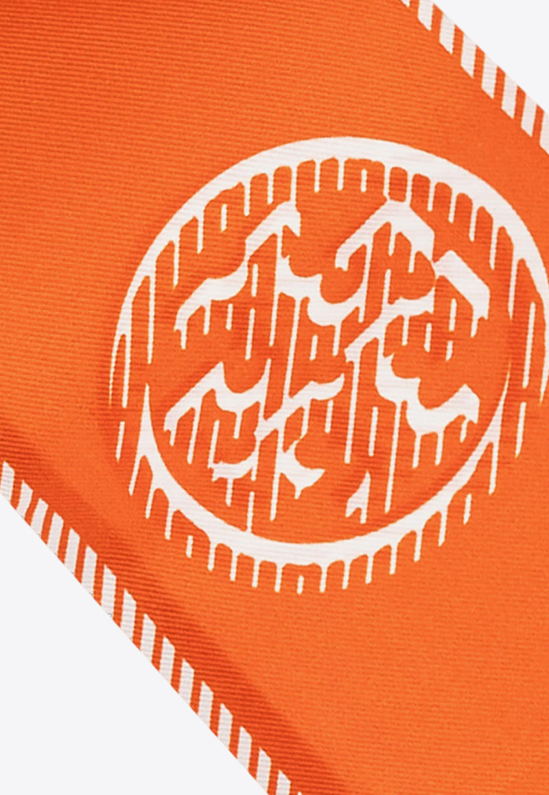 Tory Burch T Monogram Silk Ribbon Tie 174863600_Pepperoncini_29847333