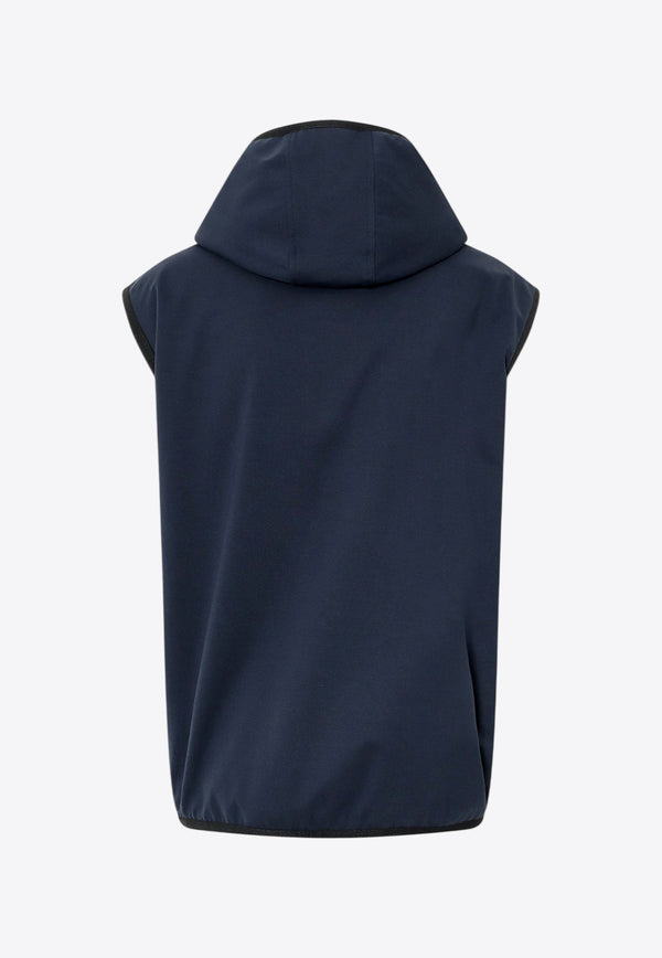 Dolce & Gabbana Logo-Plaque Zip-Up Vest Blue G9AOGTGH487_B0665_Blue_29845403