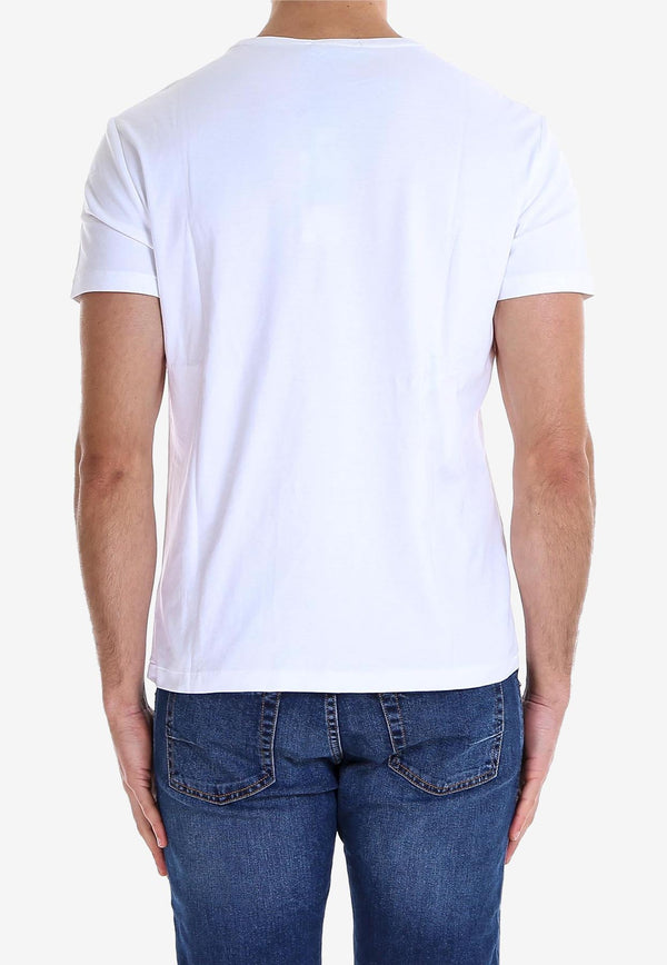 Polo Ralph Lauren Logo Embroidered Crewneck T-shirt White 710740727_002_White_29841227