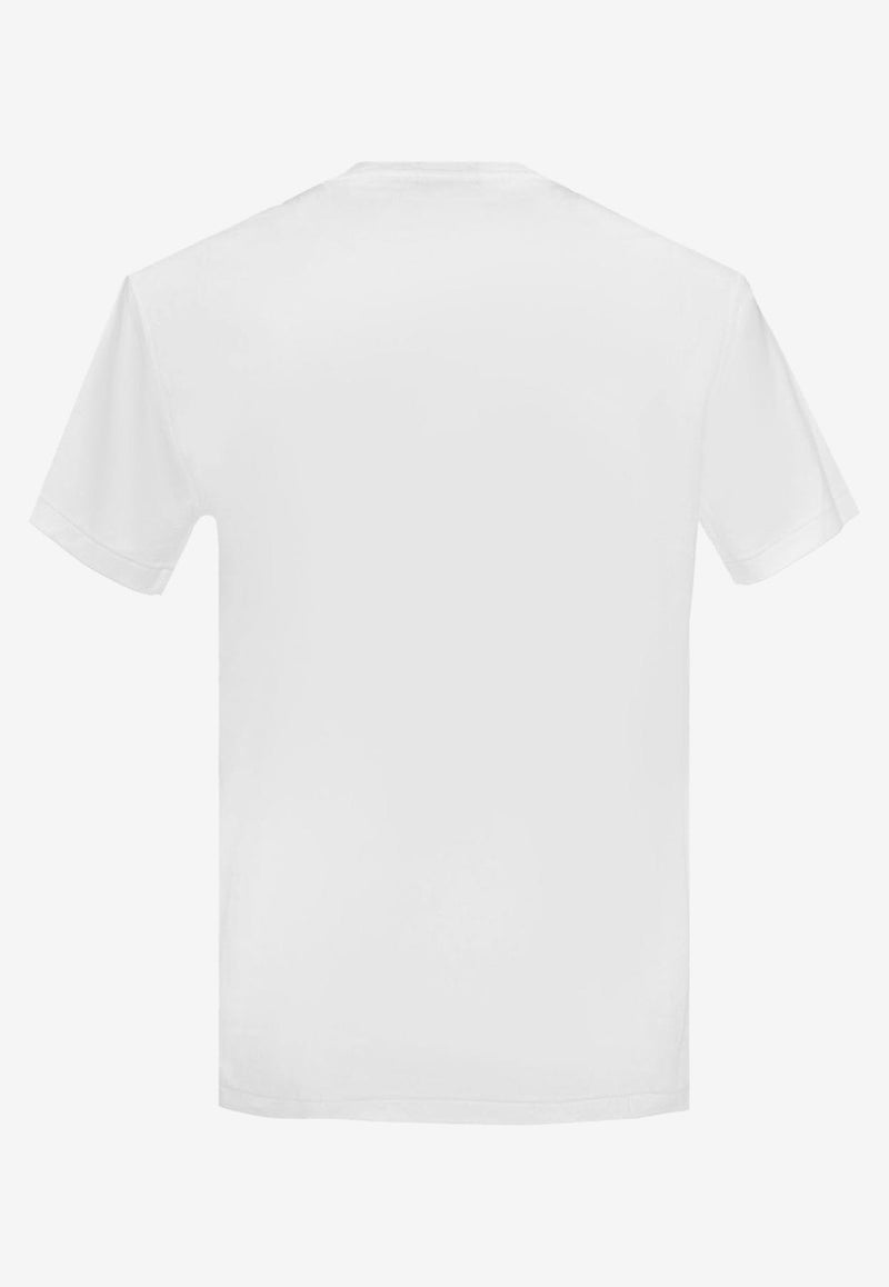 Polo Ralph Lauren Logo Embroidered Crewneck T-shirt White 710740727_002_White_29841227